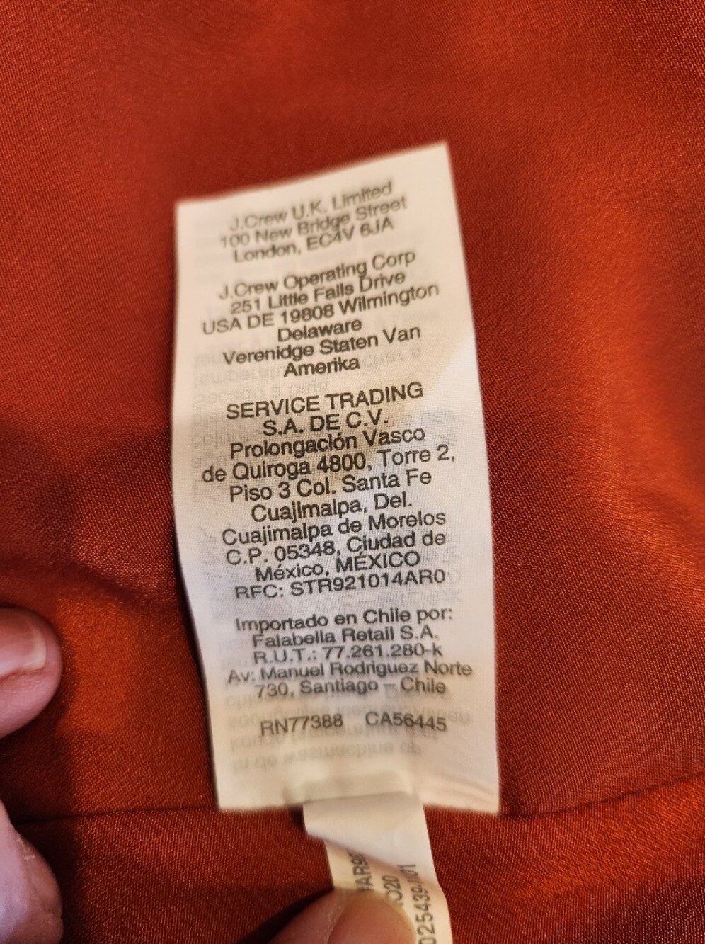 J Crew Factory Crinkle Midi Flounce Dress Rust Floral Size XL Cottagecore Ruffle - Picture 14 of 15
